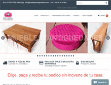 Tablet Screenshot of mueblesyantiguedades.com